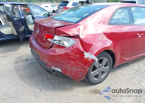 2010 Kia Forte Koup Ex from USA, damaged, VIN KNAFU6A21A5168233